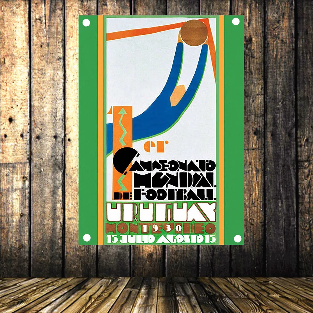 Флаг уругский Кубок мира 1930 с четырьмя отверстиями баннер постер для мальчика