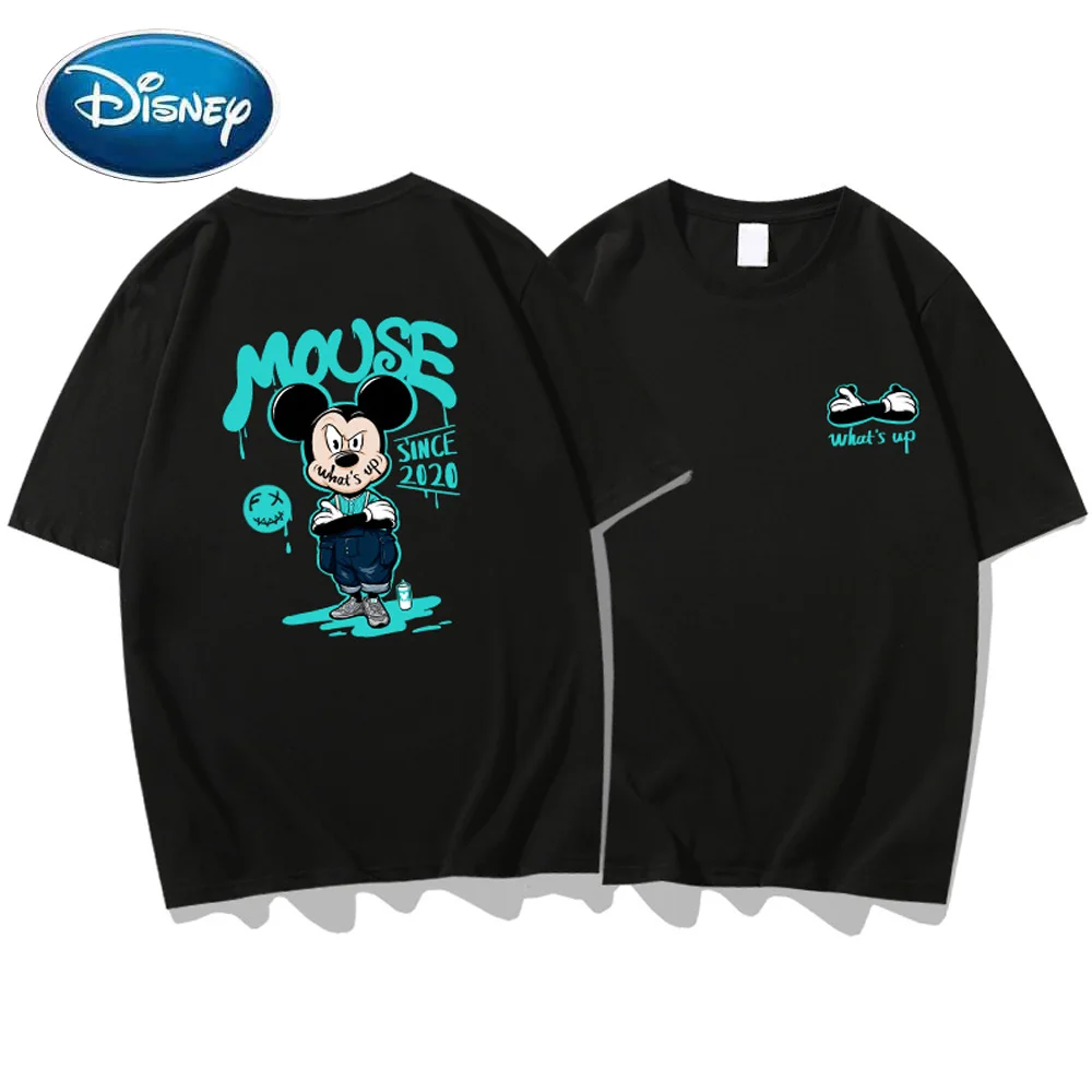 Женская футболка с коротким рукавом и круглым вырезом Disney Back Minnie Mickey Mouse унисекс 10