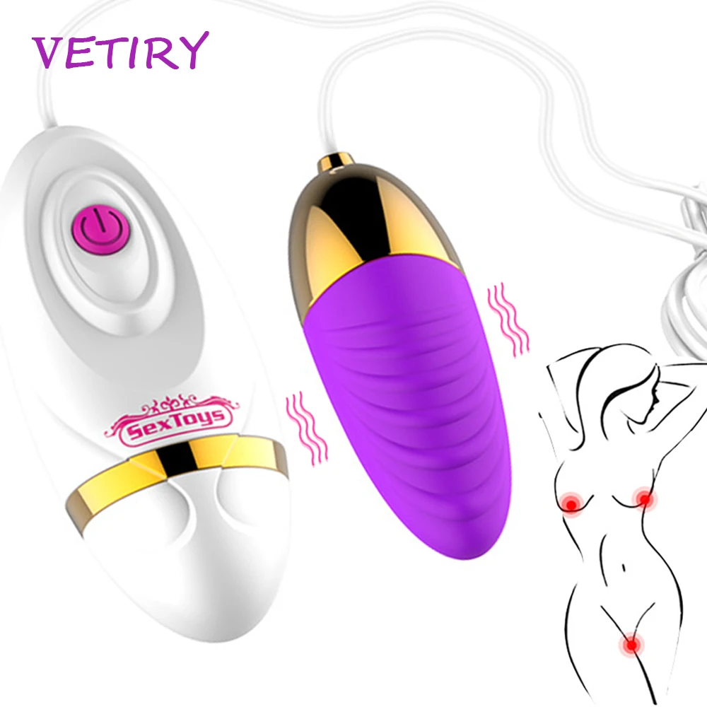 

VETIRY Bullet Vibrator Vaginal Tight Exercise 12 Speeds Jump Eggs G Spot Vibrating Egg Clitoris Stimulator Sex Toys for Women