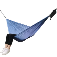 camping hammock portable single double nylon hammock for backpacking hiking travel yard outdoor activities