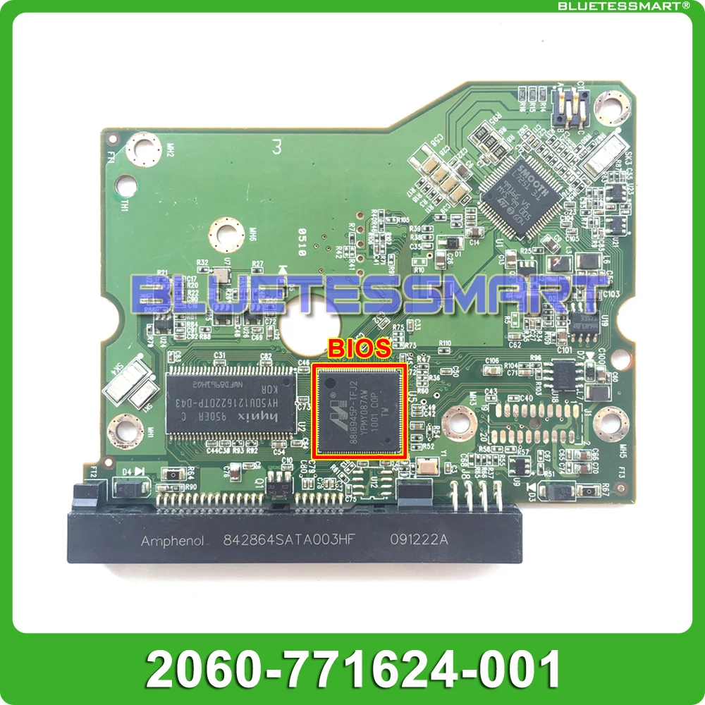 Материнская плата HDD PCB 2060 771624 001 REV P1 для жесткого диска WD 3 5 SATA без чипа BIOS