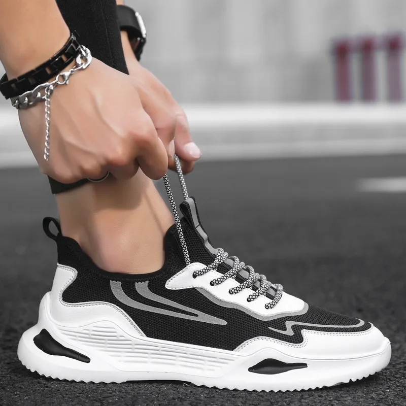 

New Classic fashion wild breathable lace-up shoes rubber bottom outdoor casual sports shoes Men's Casual Shoes