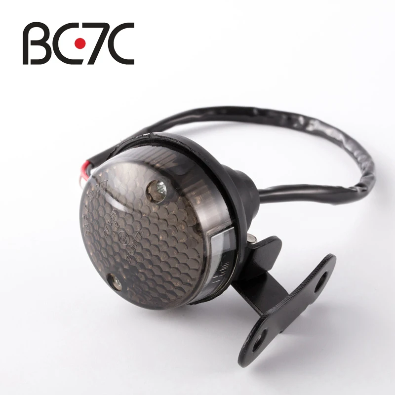 Универсальный круглый светодиодный задний стоп-сигнал для мотоцикла фонарь