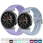 Ремешок силиконовый для Samsung Galaxy Watch 42 46 мм Active 23 Gear S3, спортивный браслет для часов Huami Amazfit Huawei, 20 мм 22 мм