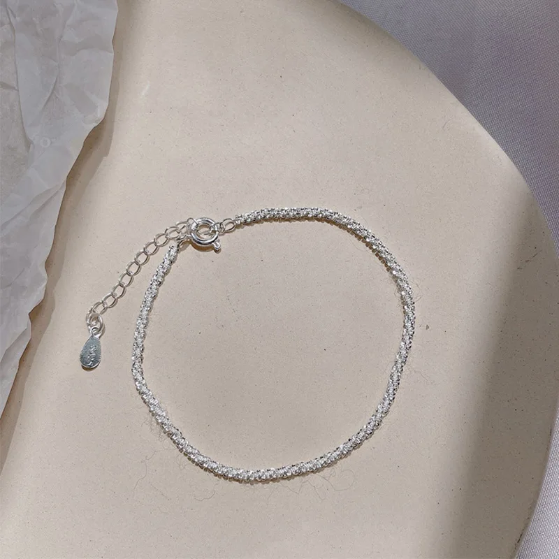 

Jewelry Package Simple Silver Plated Star Bracelet Charm Women's Necklace Bride Wedding Dinner Party Jewelry Anniversary Gift