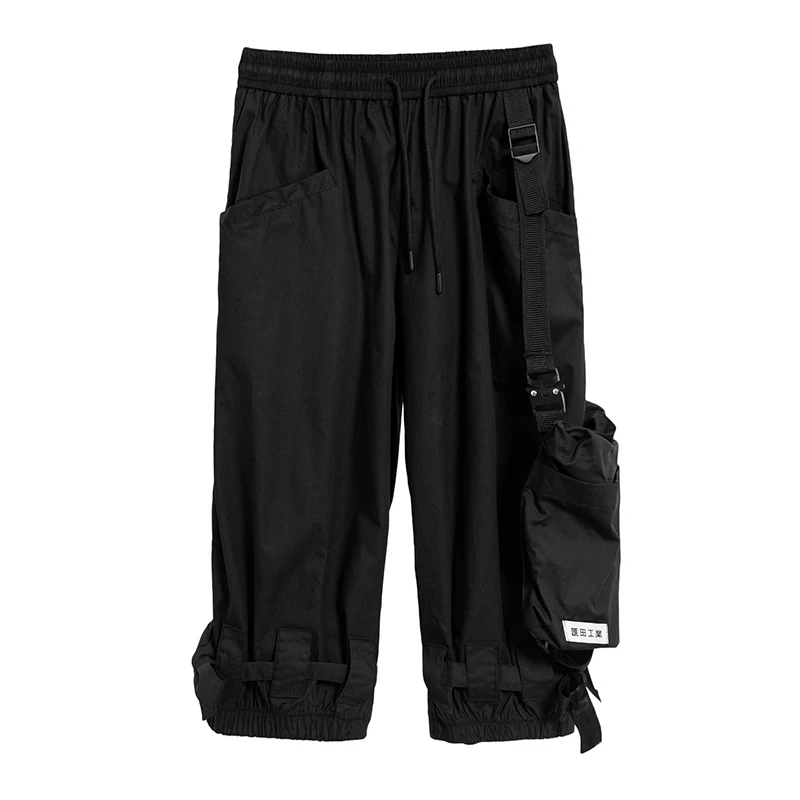 Мужские брюки-карго серии Black Streamer модные Джоггеры в стиле хип-хоп уличная одежда