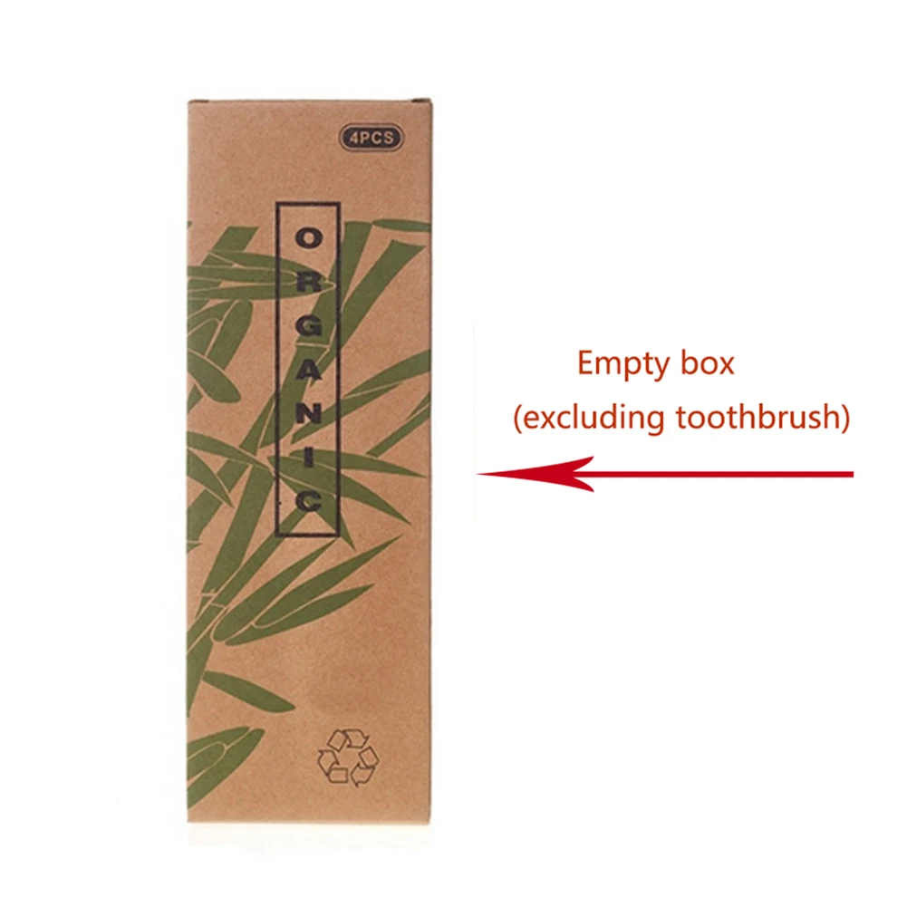 Коробка из бамбукового угля для зубных щеток взрослых коробка крафтовой бумаги