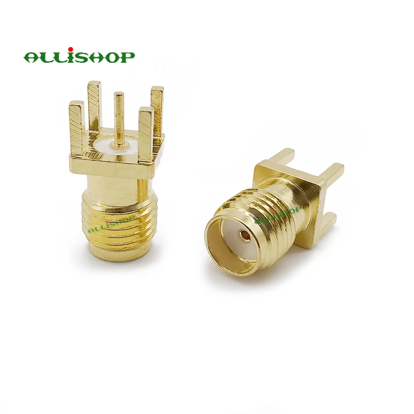 1 шт. концевой гнездовой разъем SMA для монтажа на панели печатной платы Латунный