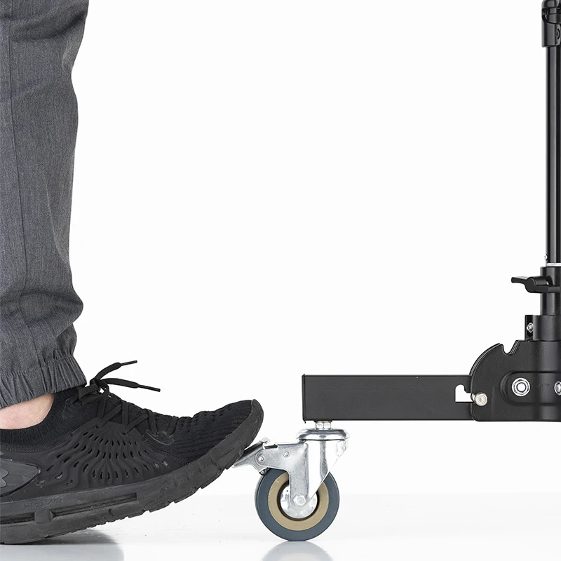 

61-81cm Profession Removable Very Sturdy Folding Floor Light Stand and Wheels for Studio Flash LED Light