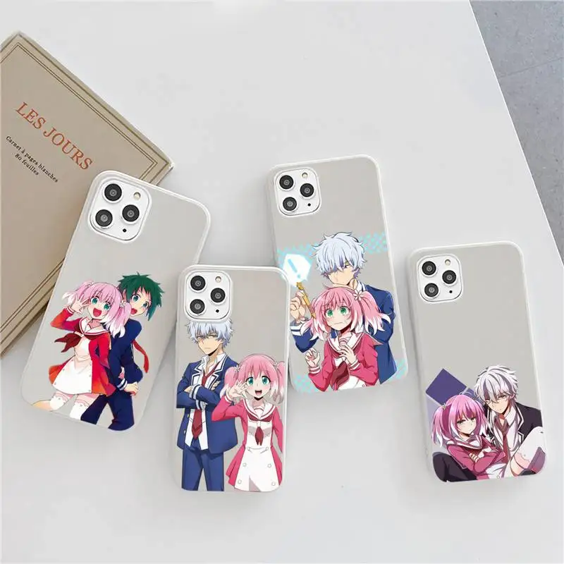 

Munou na Nana anime Phone Case Candy Color for iPhone 6 7 8 11 12 s mini pro X XS XR MAX Plus