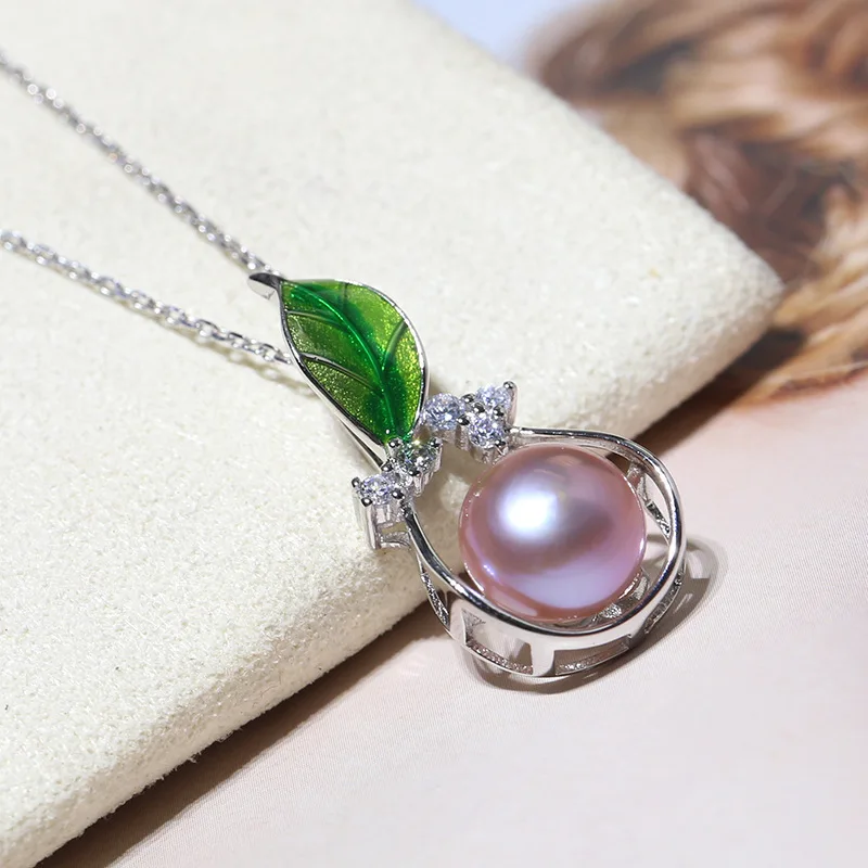 Цепочка с подвеской из пресноводного жемчуга 9 10 мм|Колье| |