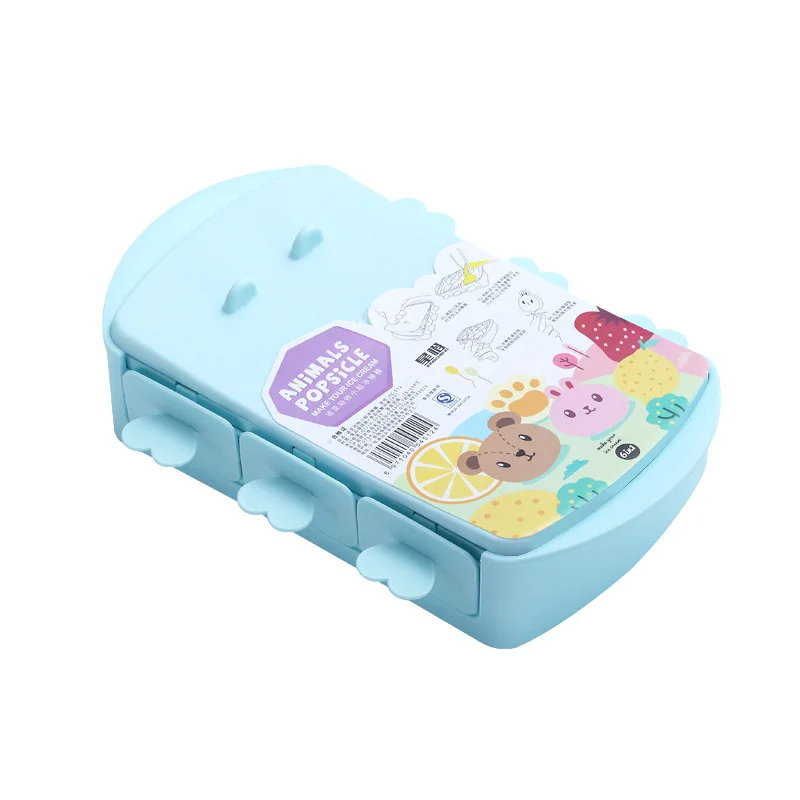 

Creative Cartoon DIY Silicone Popsicle Mold Popsicle Ice Cream Ice Cream Ice Tray Cute Children Popsicle Box