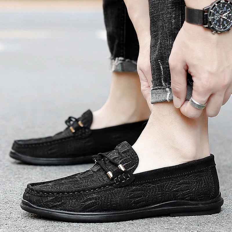 

Luxury Shoes Men For Man Loafers Shoe Summer 2021 Mens Casual Original Vulcanized Men's Streetwear Boys Moccasin High Quality