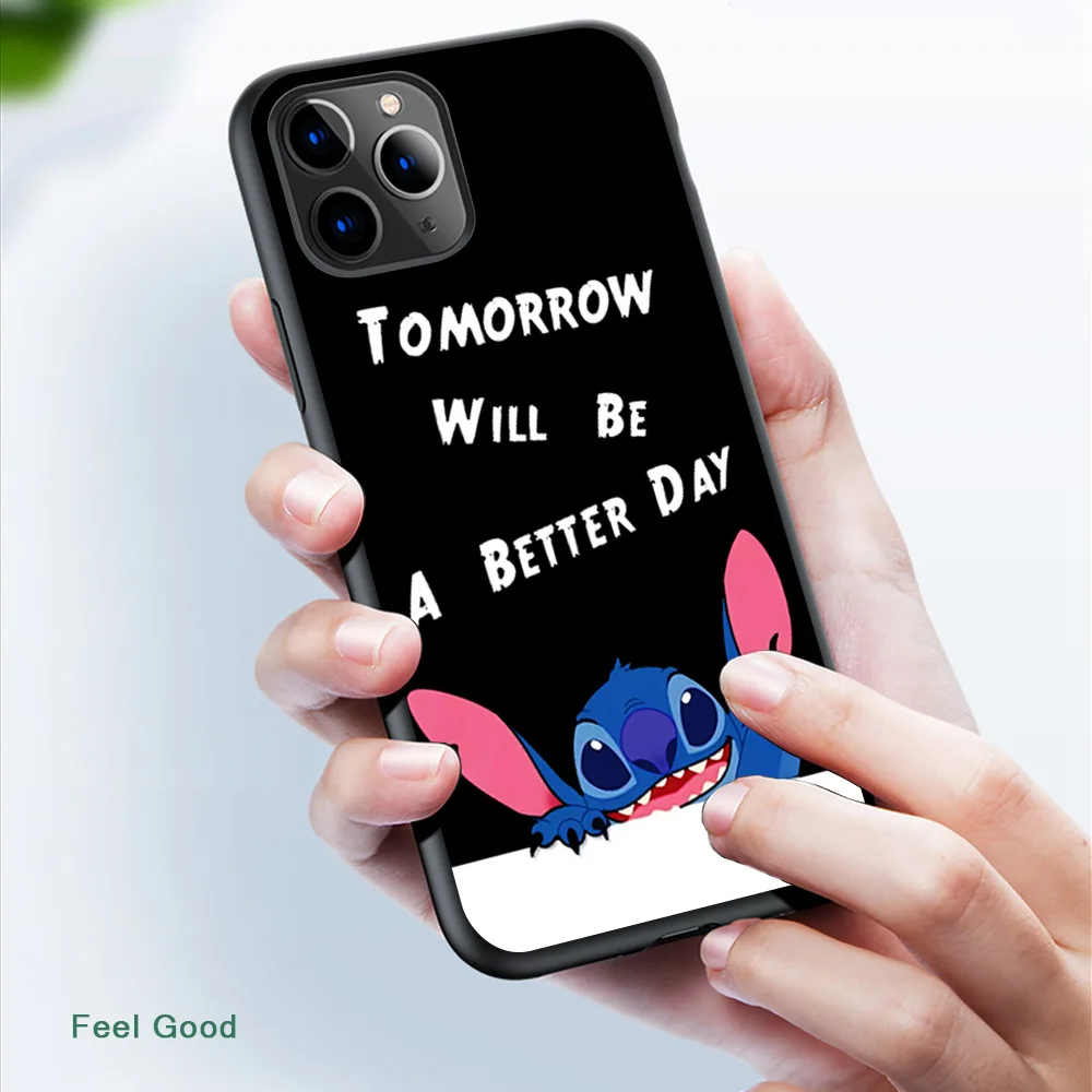 Lilo Stitch Ohana чехол s Мягкий силиконовый чехол для iPhone 11 Pro Max XR XS 5S SE 6 6S 7 8 Plus чехол для телефона TPU Capinha Coque
