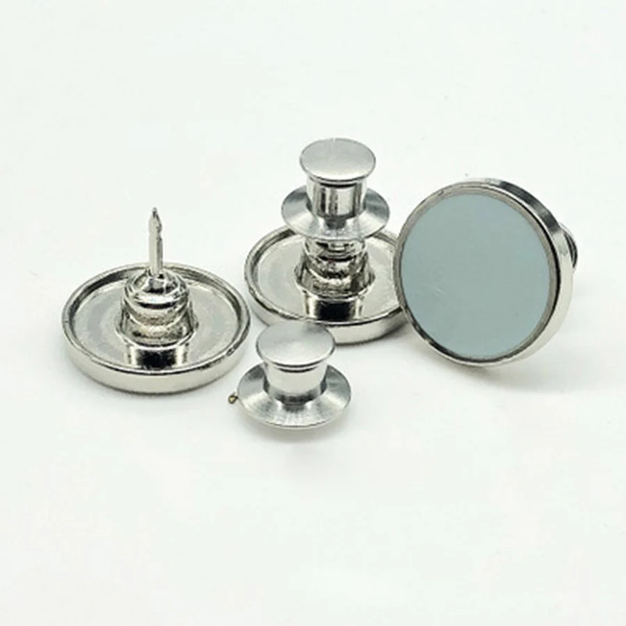 10 шт. металлические кнопки шпильки для джинсов съемные добавляют дюйм к любой