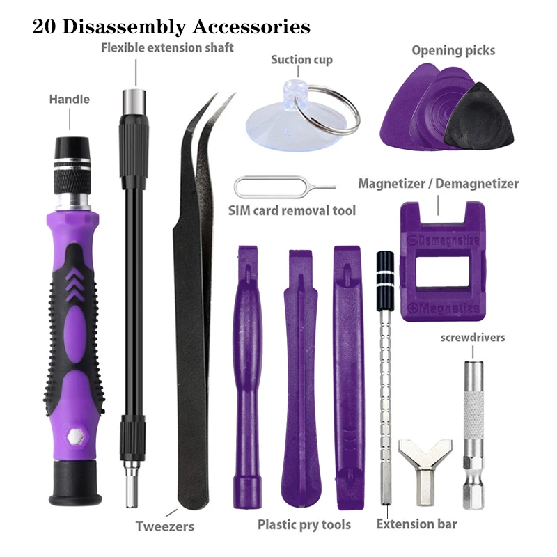 Набор отверток для разборки компьютеров мобильный телефон магнитных