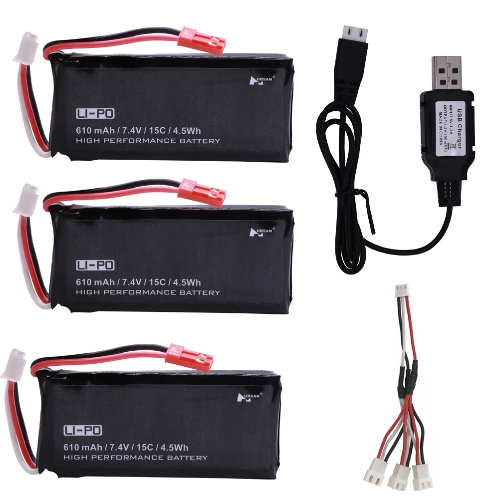 аккумулятор для hubsan x4 h502s h502e 74 в 610 ма ·