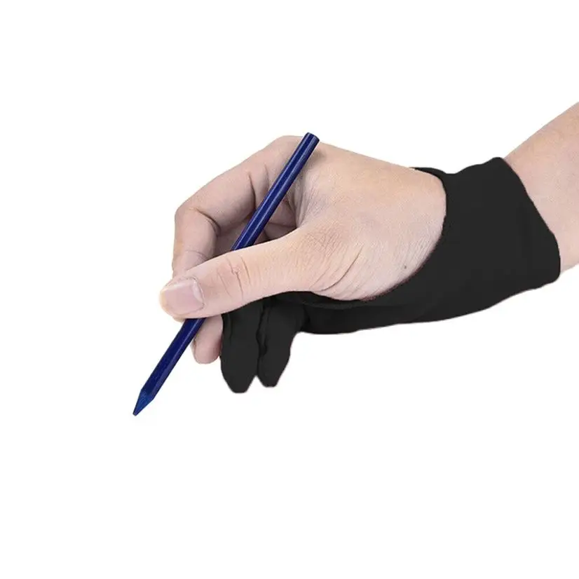 Перчатки для рисования с двумя пальцами мужчин и женщин Нескользящие