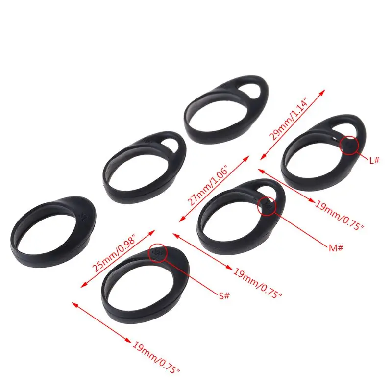 3Pair Silicone Protective Case Cover Shell Protector Kits for Samsung Gear iConX SM-R140 Bluetooth Earphones Accessories | Электроника