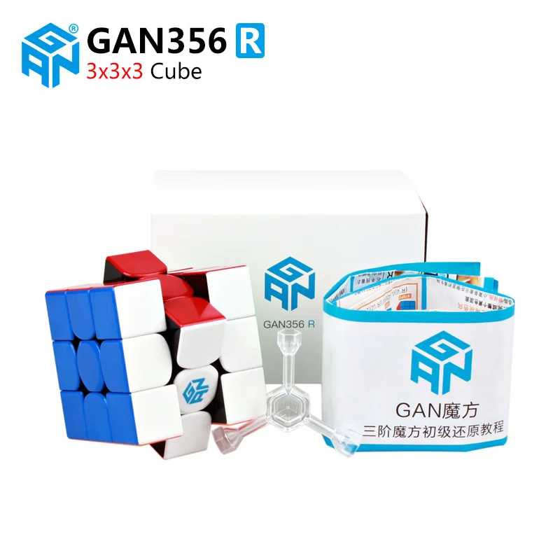 GAN356 X 3x3x3 магический Магнитный скоростной куб профессиональный gans головоломка gan354 M магниты cubo magico gan 356 R 3x3 - Цвет: GAN 356R