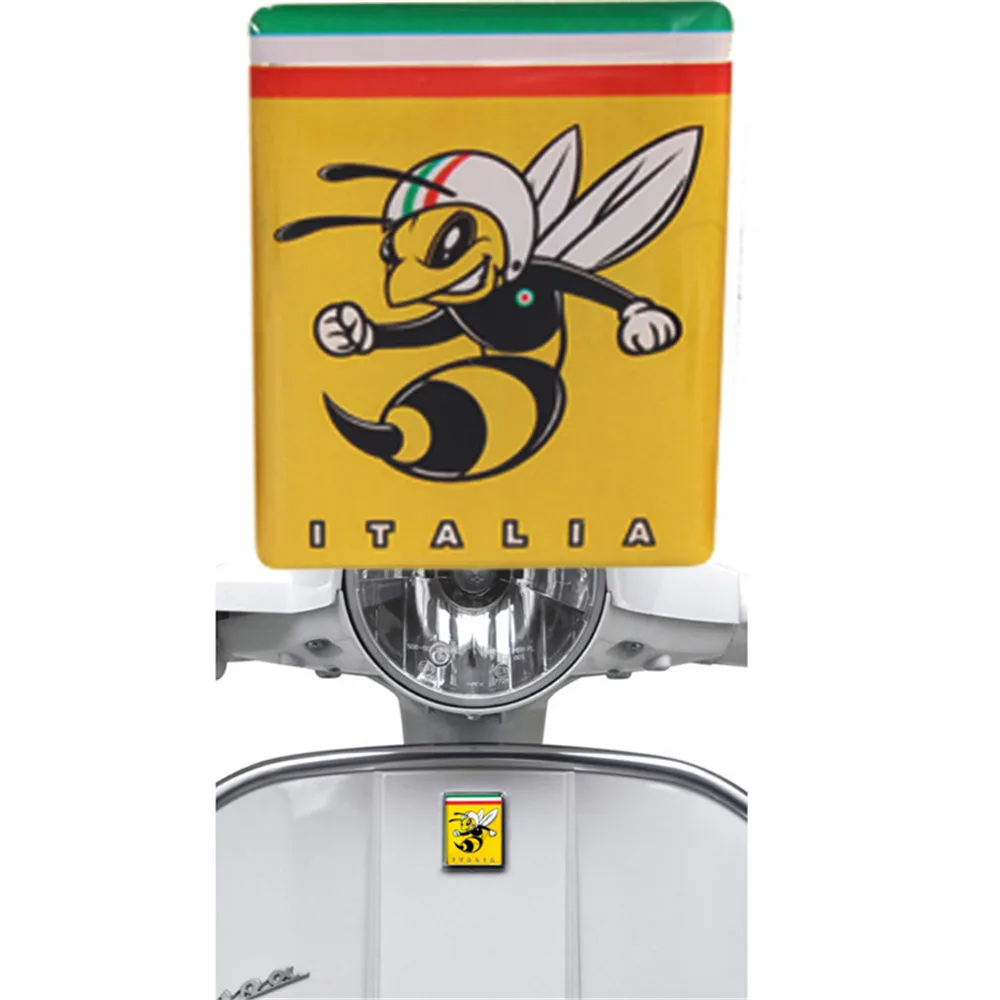 3D круглая переводная картинка наклейка для мотоциклов Смола Италия наклейки