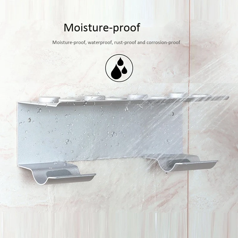 Стойка HTHL алюминиевая для сушки волос Dyson настенное крепление без гвоздей