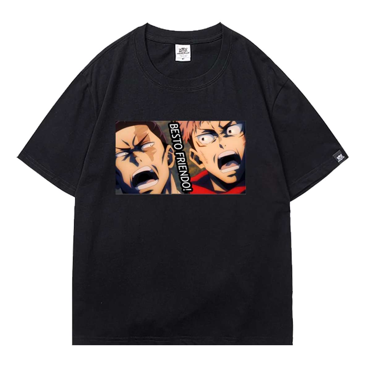

Jujutsu Kaisen Anime Cool Men's T Shirts 2021 Summer Men Oversized T Shirt Boy Male Harajuku Short Sleeve Pullover Tops New Tees
