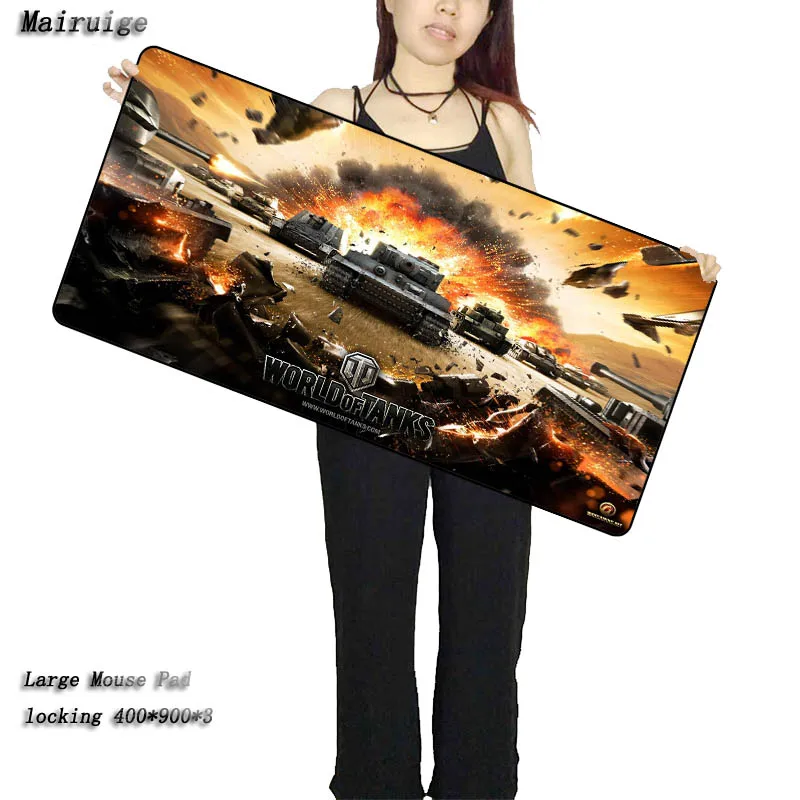 Laumans900 * 400*3 мм World of Tanks игровой большой коврик для компьютерной мыши ноутбук