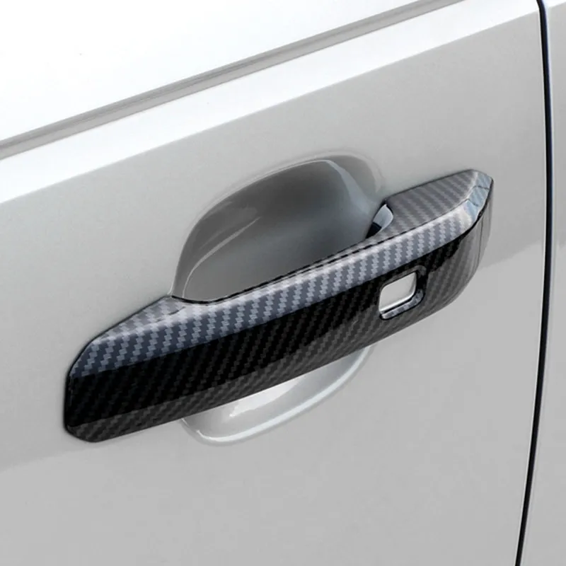 Стайлинг автомобиля дверная ручка декоративная рамка крышка для Audi A4 B9 2017 2019 LHD