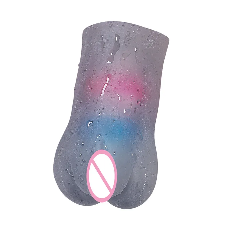 Хрустальная Мужская чашка для мастурбации портативная ручная Реалистичная