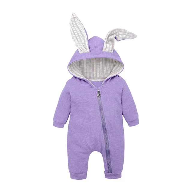 Purple Комбинезон детский зимний;Детская одежда; новогодний костюм для малыша; комбинезон детский; Детский костюм для мальчиков; комбинезон для новорожденных; одежда для малышей детские комбинезоны 3, 6,9,12,18 месяцев - Цвет: Purple