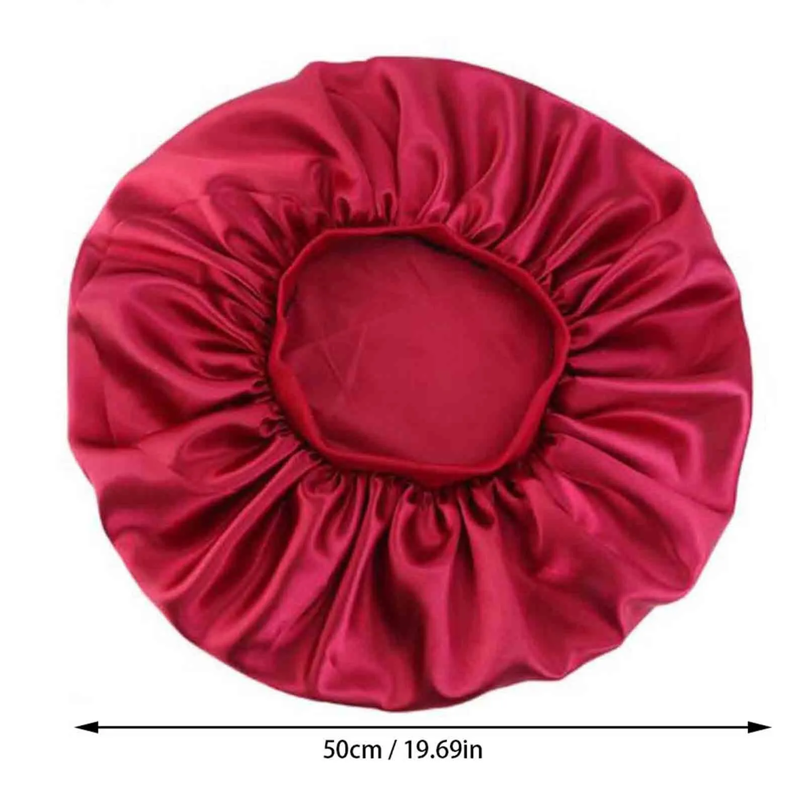 

2pcs Extra Large Satin Bonnet Women Big Size Silk Bonnet Sleep Night Cap Hat Beanies Satin Cheveux Nuit Bonnets For Female