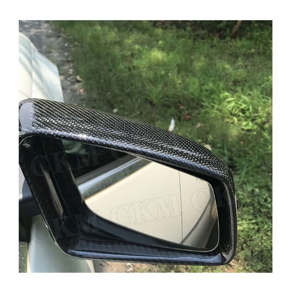 Боковое зеркало заднего вида из углеродного волокна Накладка для Mercedes Benz A C CLA GLA
