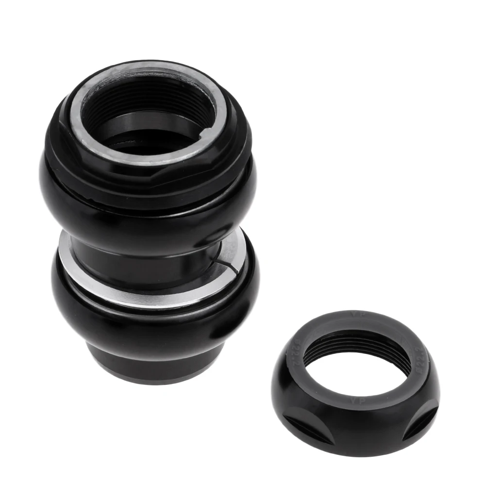 62mm Black Сверхмощный велосипедный велосипед Гарнитура " Резьбовая вилка 30 мм головная трубка герметичные подшипники картриджа для 22,2 стержня - Цвет: 62mm Black