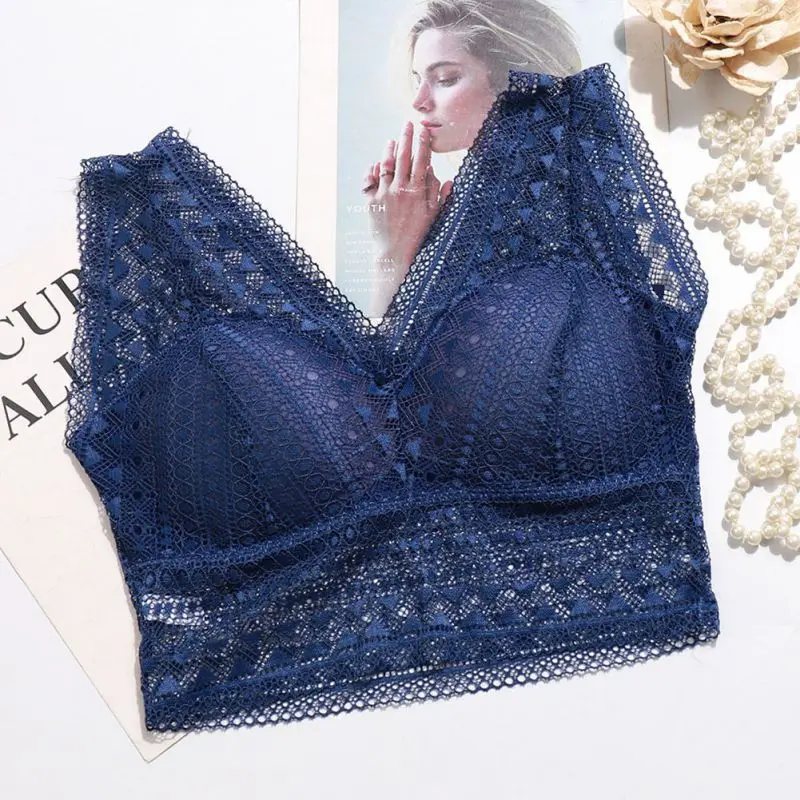 

Sexy Wireless Push Up Bra Women Lace Bra Solid Color Bralette Underwear Full Cup Seamless Bras for Ladies нижнее белье женское