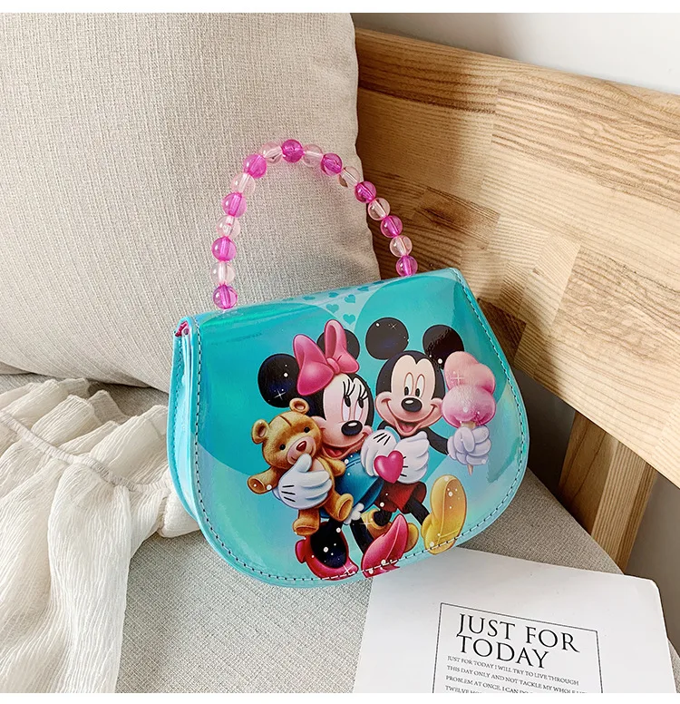 Disney лазерная сумка Детские Мультяшные Микки сумки с изображением мыши Tote модная сумка через плечо мультяшная сумка через плечо сумки-мессенджеры