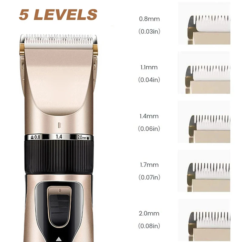

Pet Clipper Dog Cat Shaver Pet Professional Safe Electric Hair Clipper FAS6