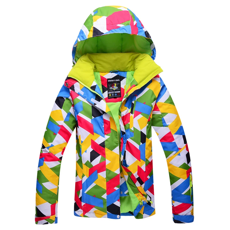 Новая водонепроницаемая ветрозащитная Женская лыжная куртка для активного