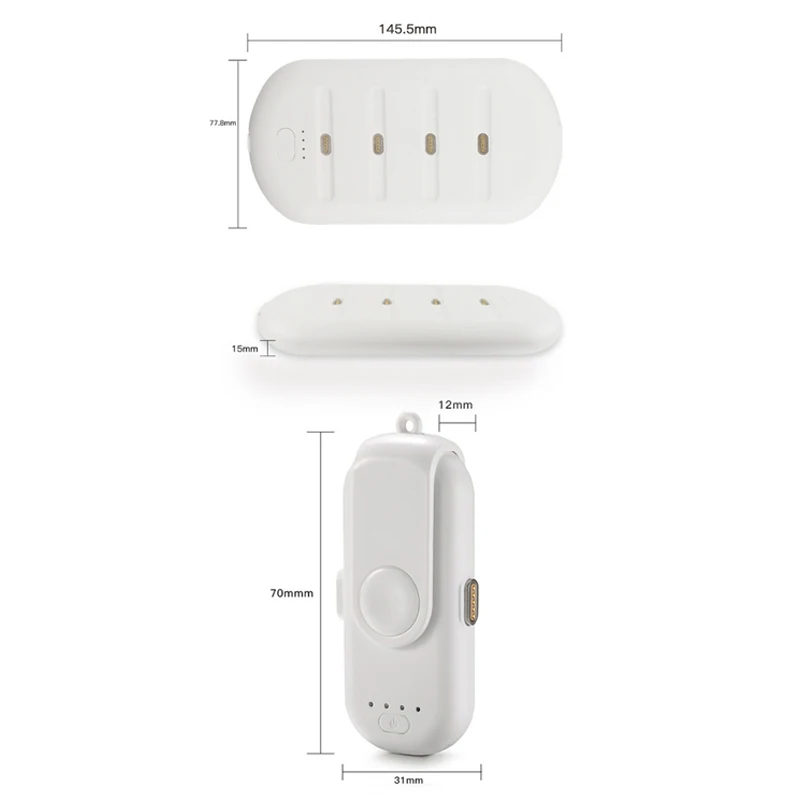 Внешний аккумулятор беспроводное зарядное устройство магнитное притяжение для