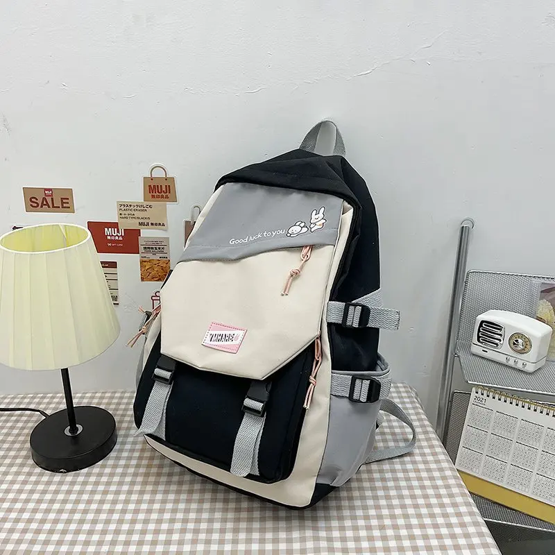 canvas Schoolbags For Teenage Girls Female Children Shoulder Bags New Trend Female Backpack Fashion Women Backpack