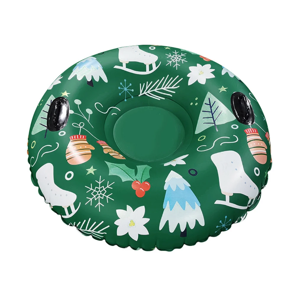 Рождественские снежные лыжные круги из ПВХ Детские родители трубки с ручкой