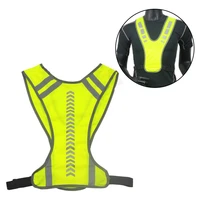 unisex warning night running cycling safety high visibility reflective vest jacket cycling safety vest jacket