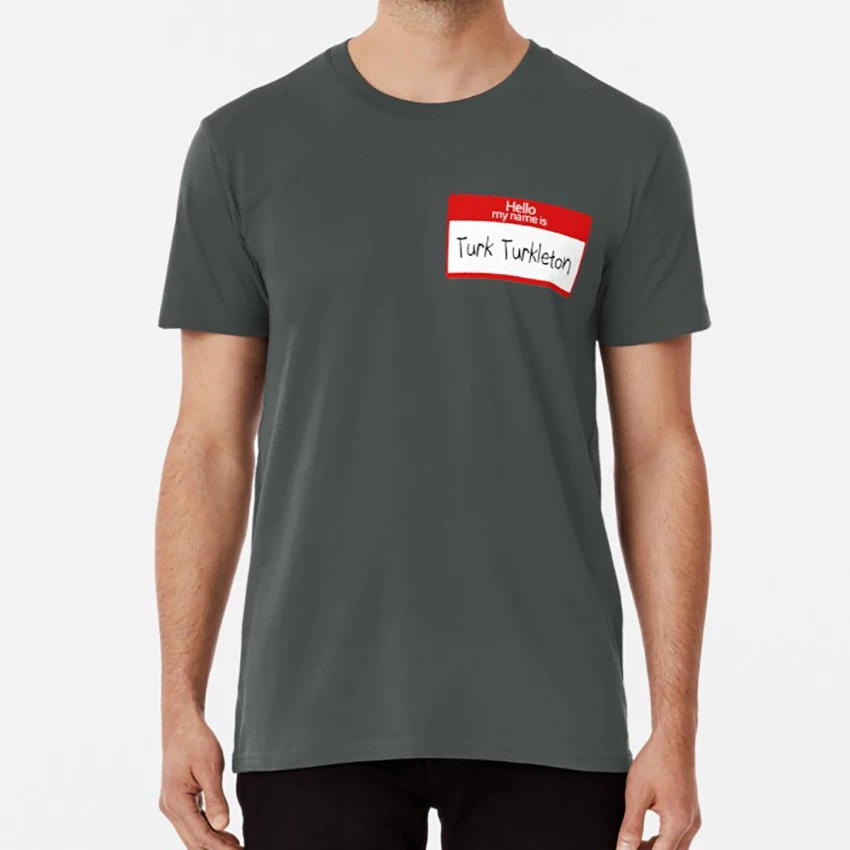 Turk Turkleton-скрабы футболка ТВ-шоу ТВ-Комедия скрабы ситком все любят Рэймонда офис