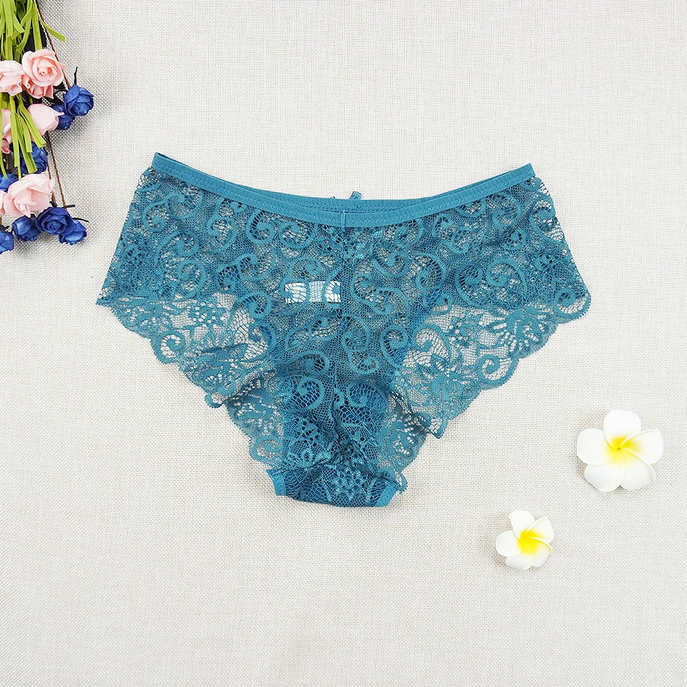 Женские полные кружевные прозрачные трусики брифы трусы сексуальные модные