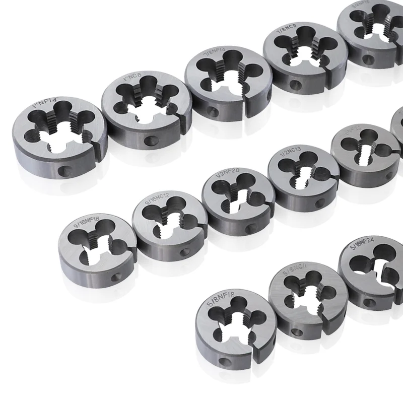 Ручной резьбовой кран 1/4 " 1/2" 1" NC Tap and Die Set инструмент для нарезки