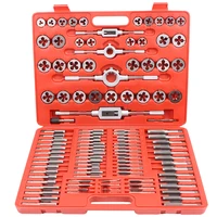 heavy duty 110pc metric tap wrench and die thread cutter set m2 m18 in case