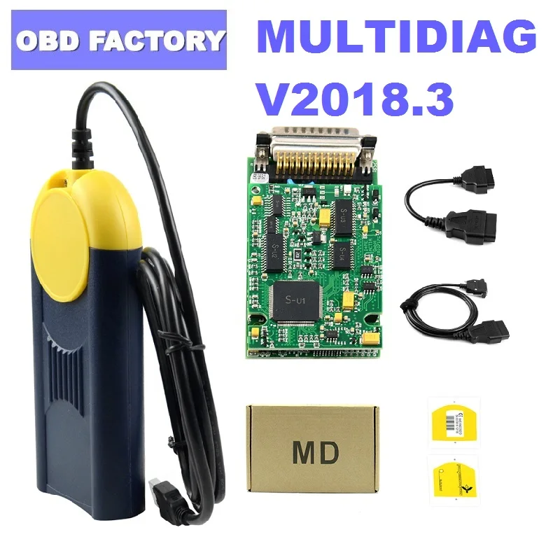 V2018.3 MultiDiag Actia Multi Di @ g OBD2 сканер мульти диагональ J2534 пропуск через устройство