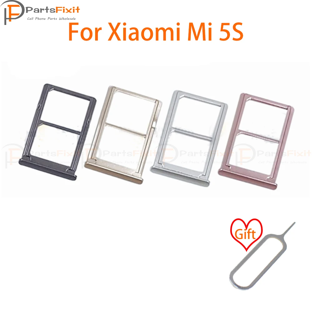 

SIM Card Tray for Mi5S SIM Card Slot SIM Card Holder Card Slot Adapter for Mi 5S Replacement Parts with free Eject Pin