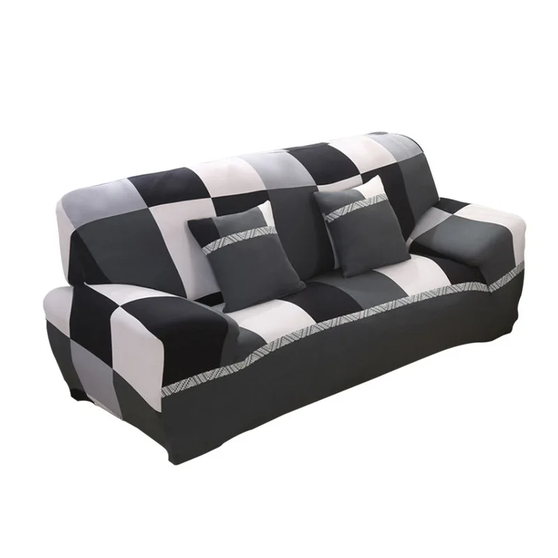 Elastic Spandex Sofa Cover Flower Printed Slipcover All-inclusive Slip-resistant Couch Single/Two/Three/Four-seater | Дом и сад