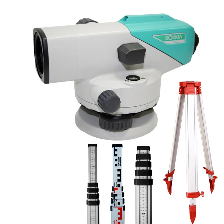 

Complete Set Auto Sokkia B30 Level With 3M Staff&Tripod